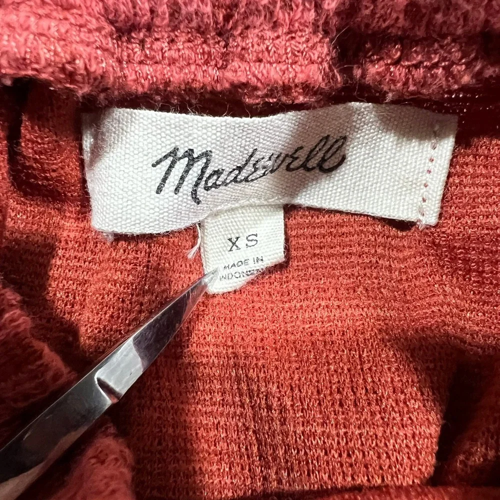 Madewell‎ Dress Texture & Thread Off The Shoulder Burnt Orange Women's XS K8469